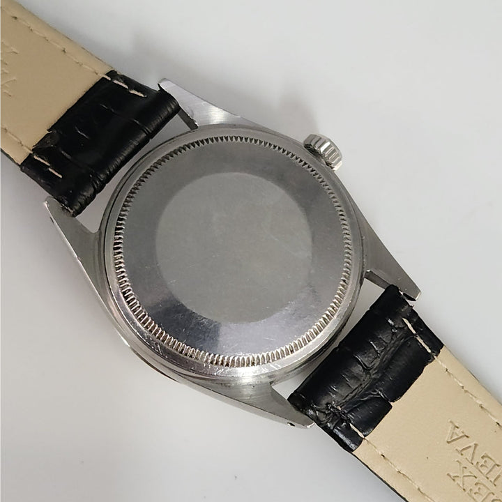 Rolex Datejust 36mm Ref.1601 Automatic Watch Custom Diamond Dial Leather Strap