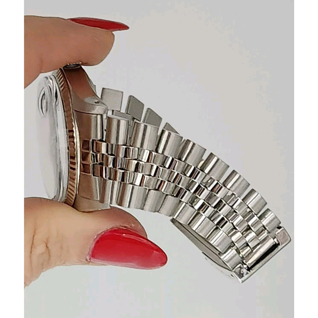 Rolex Datejust 36mm Black Dial Ref.16014 Jubilee Bracelet