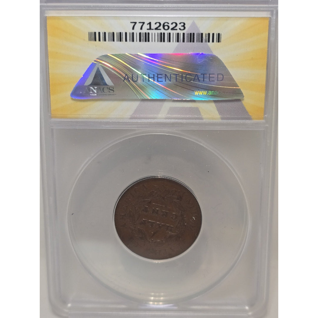 ANACS EF40 1828 Classic Head 13 Stars Copper Half Cent 1/2C C-3