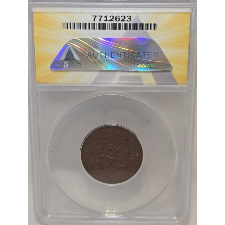 ANACS EF40 1828 Classic Head 13 Stars Copper Half Cent 1/2C C-3