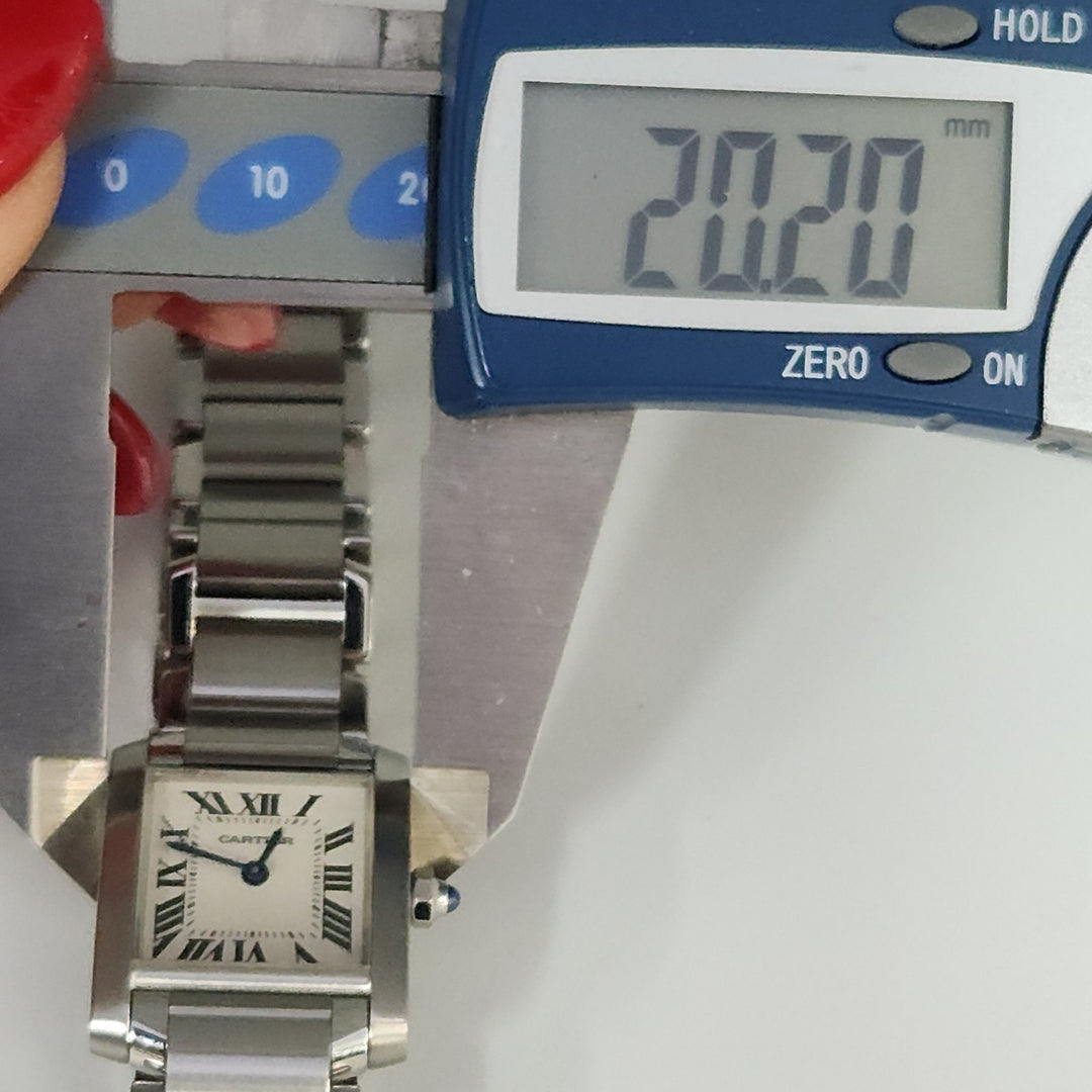 Beautiful Cartier Tank Francaise SM 2384 Quartz Women's Watch