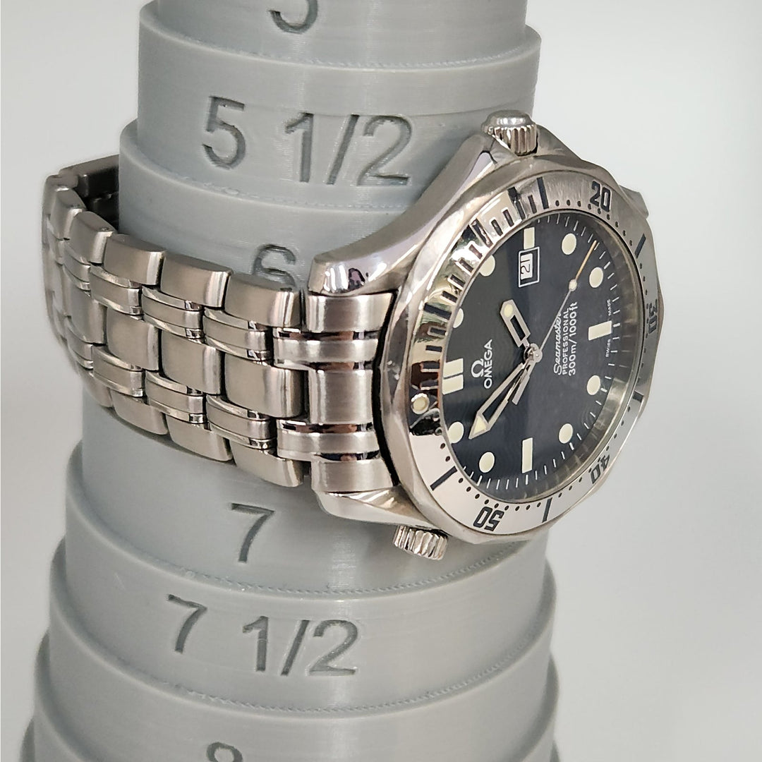 Omega Seamaster Professional 300M Quartz Steel Men's Watch 41 mm Blue Wave Dial