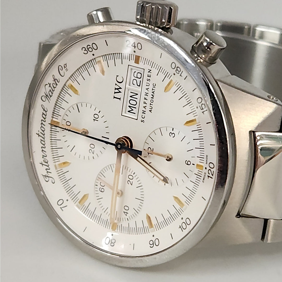 IWC Schaffhausen Automatic Chronograph Day-Date Stainless Steele watch