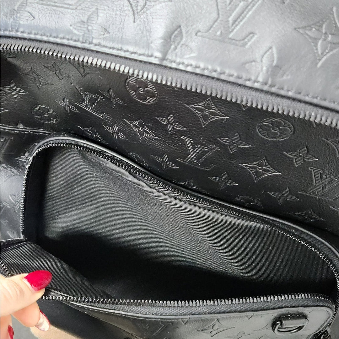 Louis Vuitton Monogram Shadow Embossed Leather Back pack