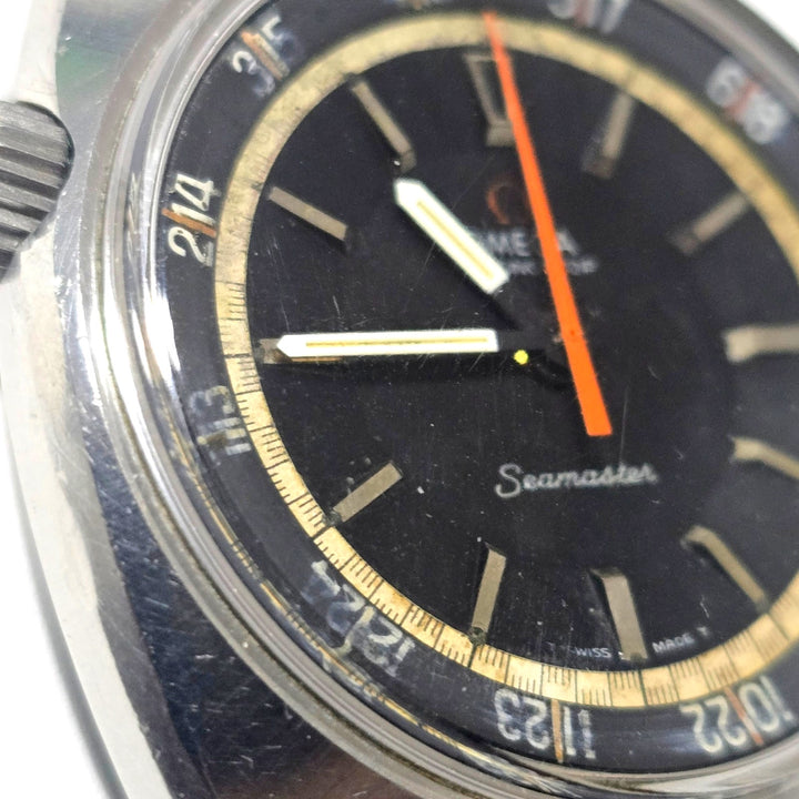 Vintage Omega Seamaster Chronostop Jumbo 24-Hour Ref. ST 145.008 c. 1969-70