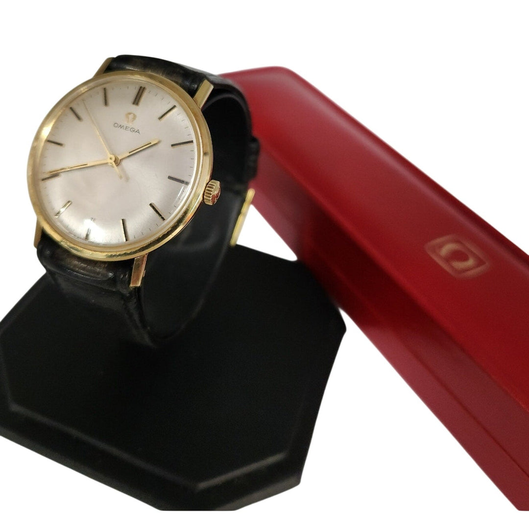 Vintage Omega 14K Solid Gold Men’s Manual-Wind Dress Watch