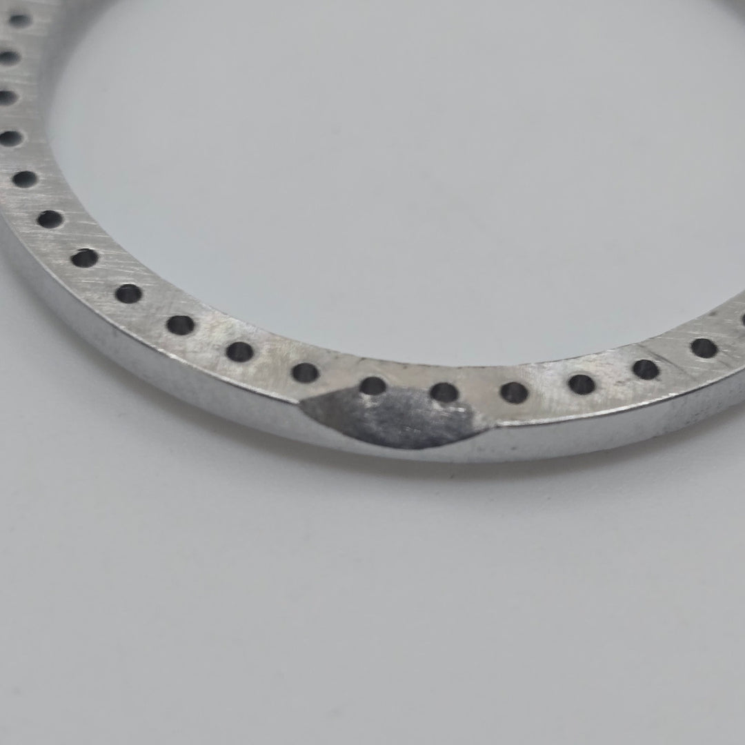 36mm Aftermarket Lab Diamond Bezel Stainless Steel 1-Row