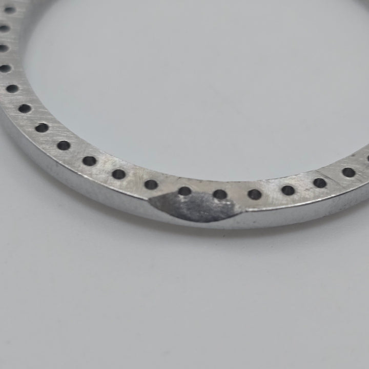 36mm Aftermarket Lab Diamond Bezel Stainless Steel 1-Row