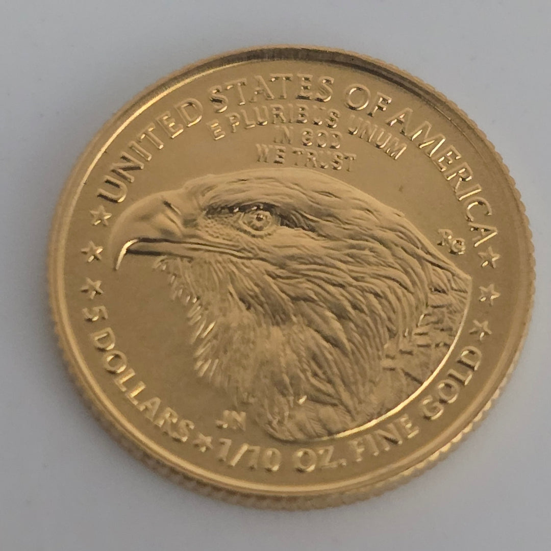 2022 $5 American Gold Eagle 1/10 oz