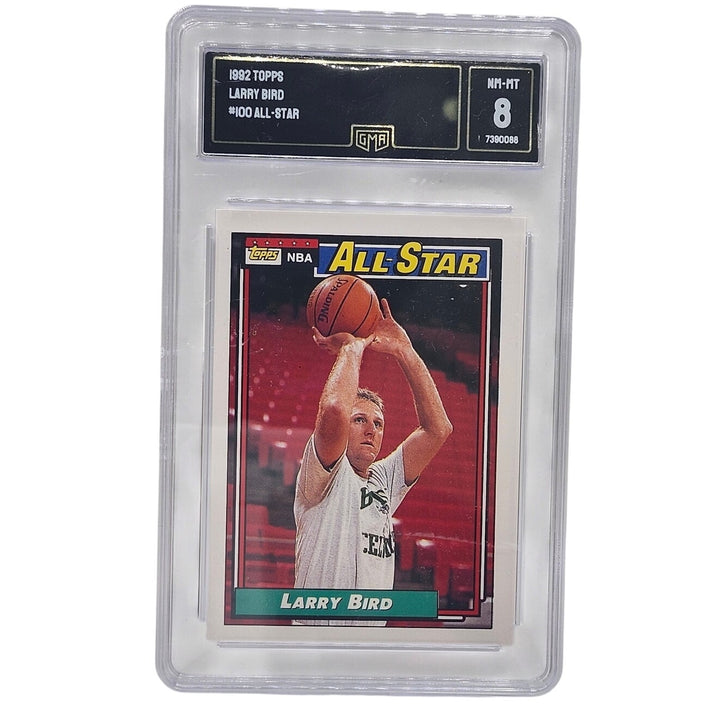 1992 Topps Larry Bird All-Star #100 Boston Celtics GMA 8 NM-MT Vintage