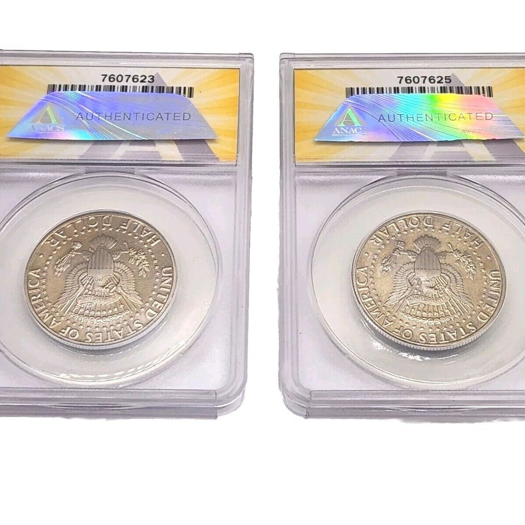 Set Of Two 1994-S 50C Silver Kennedy Half Dollar Proof CN PF 65 DCAM