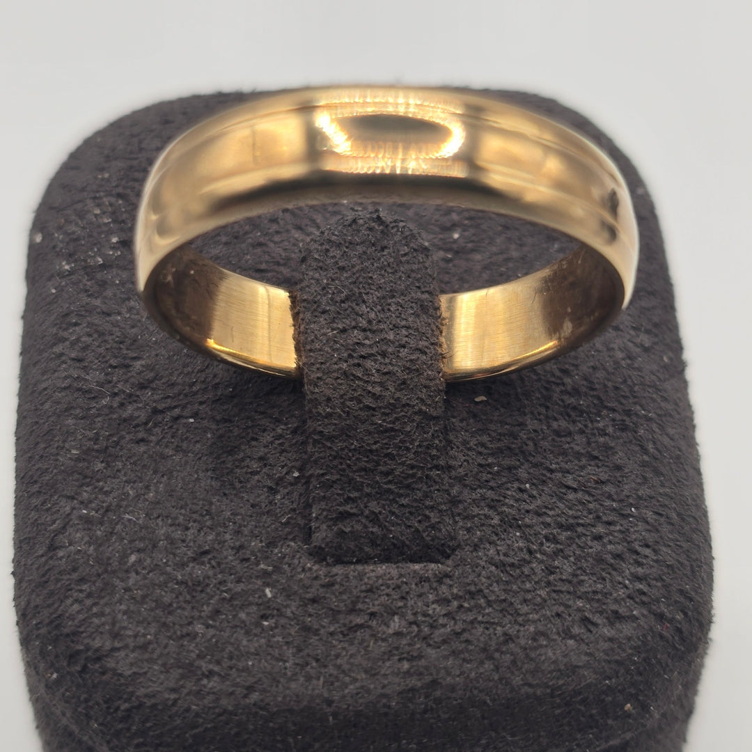 14K Yellow Gold Wedding Band Ring Size 10.5 5mm 4.7g Classic Band
