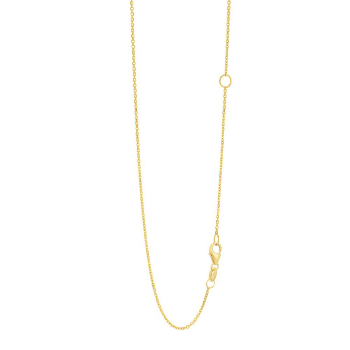 14K Gold 1.1mm Extendable Chain