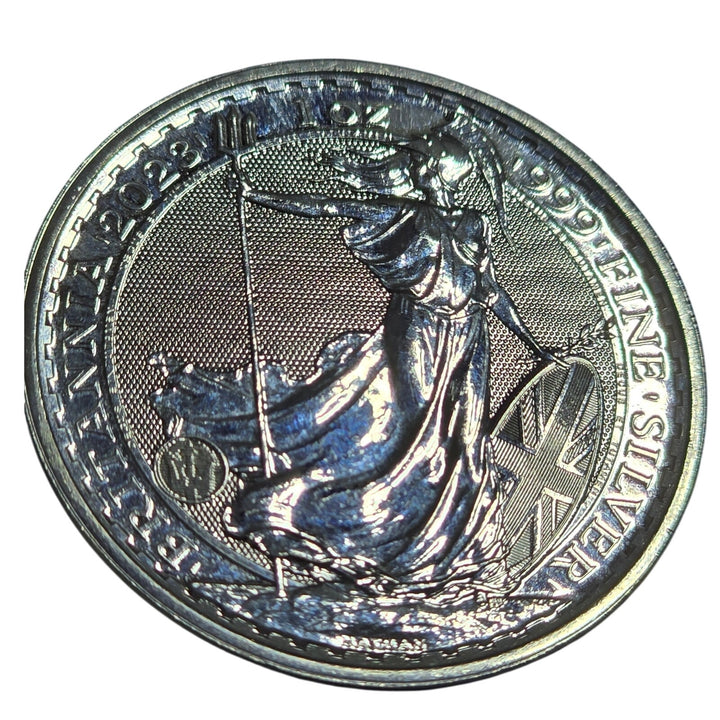 2023 Great Britain 1 oz Silver Britannia Queen Elizabeth II .999 Fine