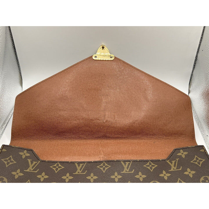 Louis Vuitton Porte-Documents Briefcase/Document Case One Size Brown Canvas