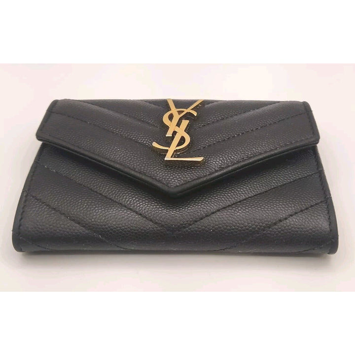 Saint Laurent Women's Black Leather Wallet