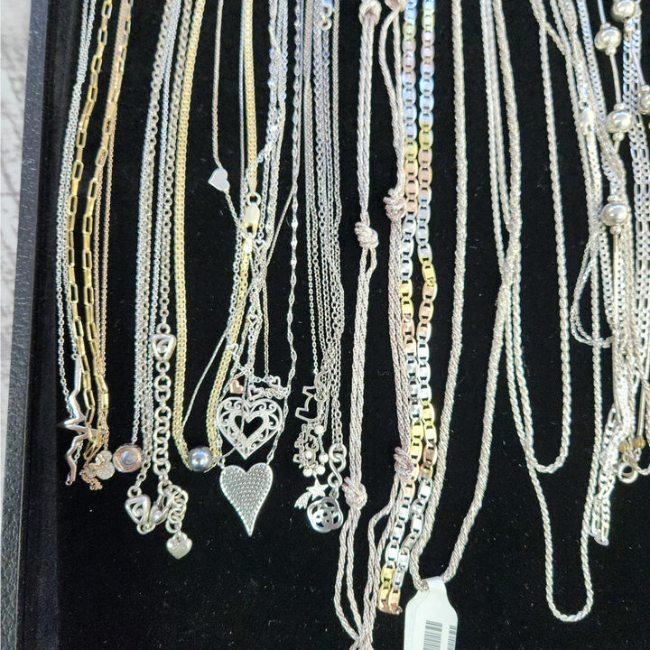 Sterling Silver Two-Tone Necklaces - Assorted Chains & Styles -Starting at 39.99