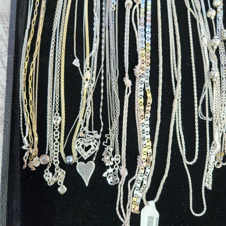 Sterling Silver Two-Tone Necklaces - Assorted Chains & Styles -Starting at 39.99