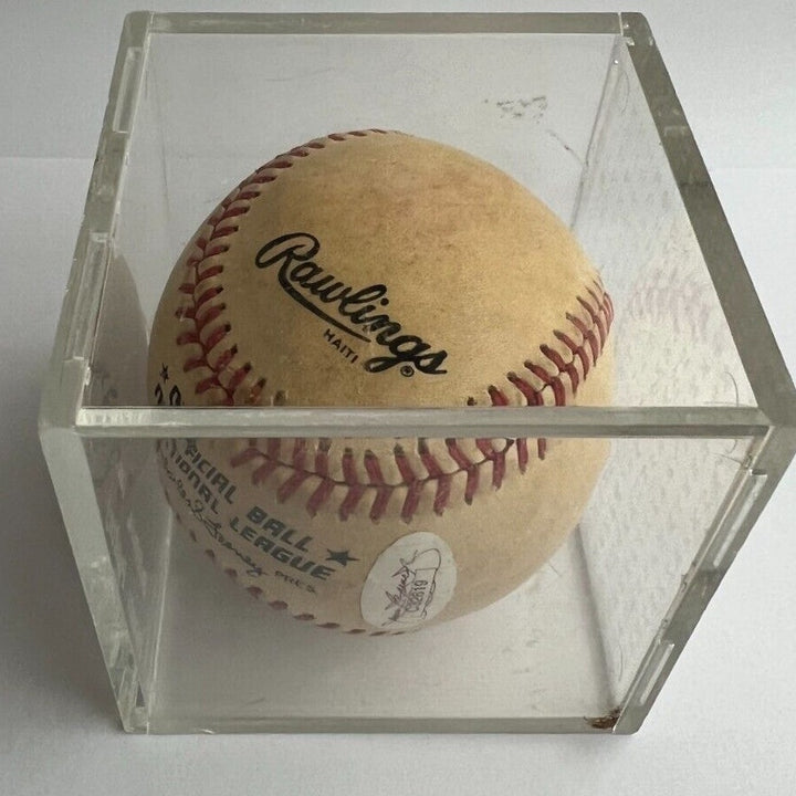 Hank Aaron Autographed Baseball Authentic