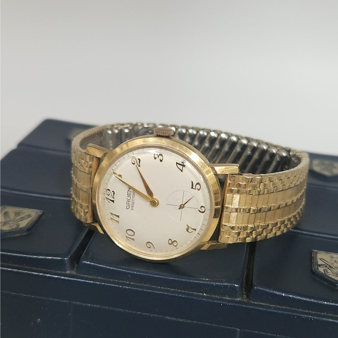 Vintage Gruen Precision Manual Wind Watch with small Seconds and Original box