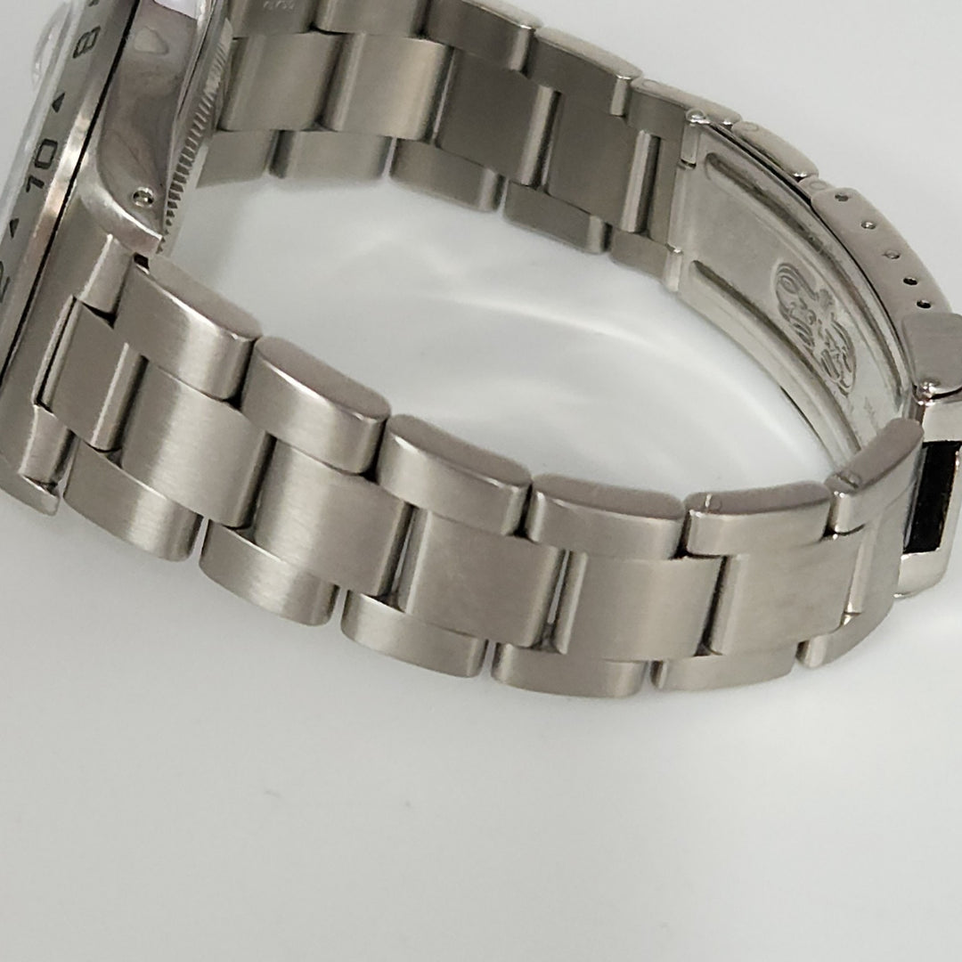 Stainless Steel Rolex Explorer II Watch, 40MM After Market Blue Dial Ref 16570