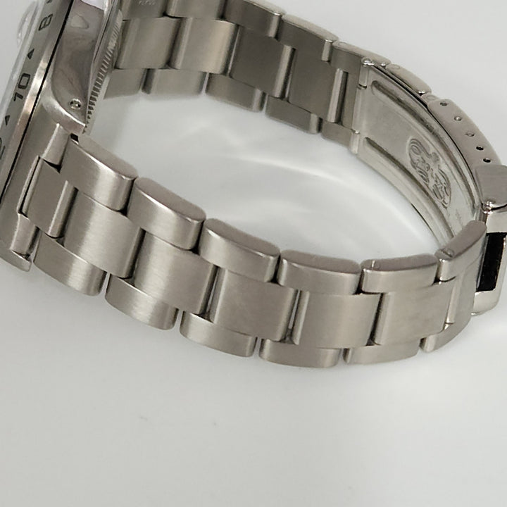 Stainless Steel Rolex Explorer II Watch, 40MM After Market Blue Dial Ref 16570