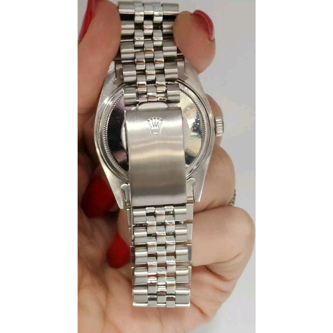 Rolex Datejust 36mm Black Dial Ref.16014 Jubilee Bracelet