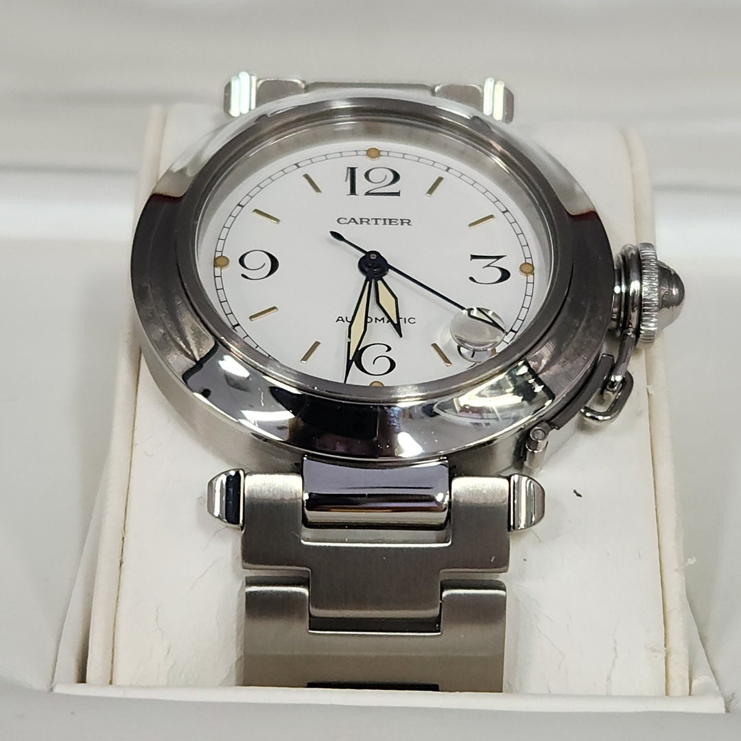 Cartier Pasha 2324 Automatic Stainless Steel Men Watch