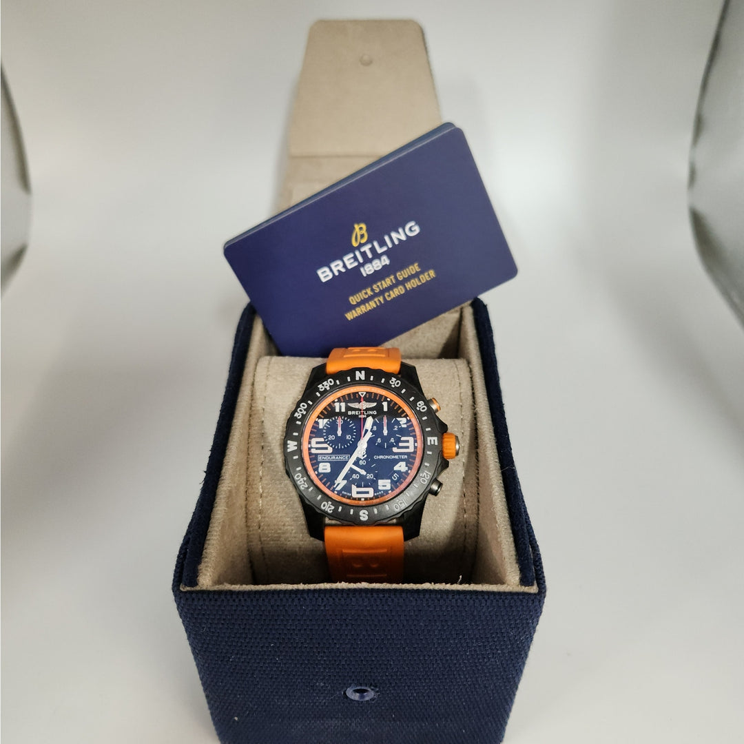 Breitling Endurance Pro Orange Black Chronograph Men's Watch X82310