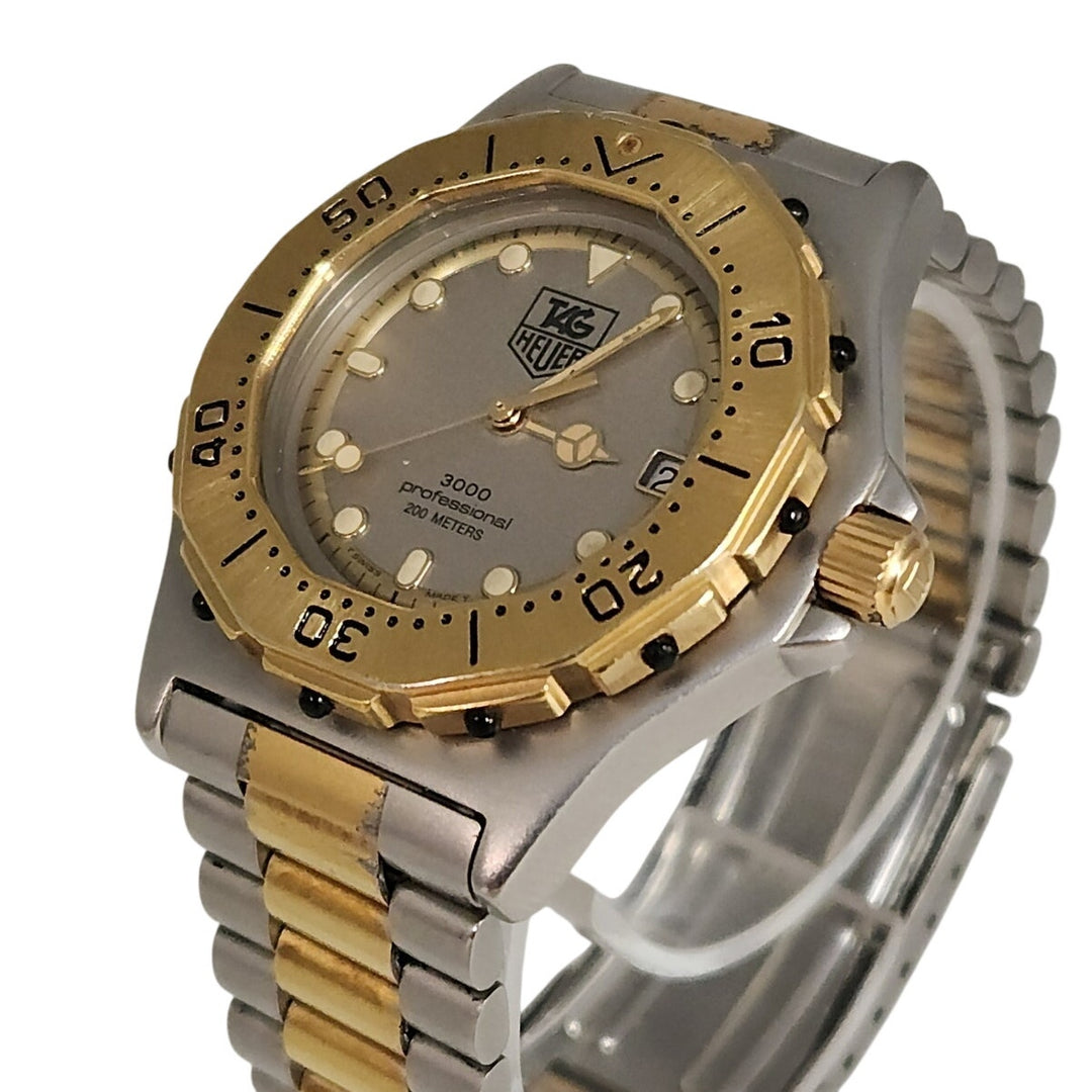 Vintage TAG Heuer 3000 Professional Two-Tone Quartz Watch 200M