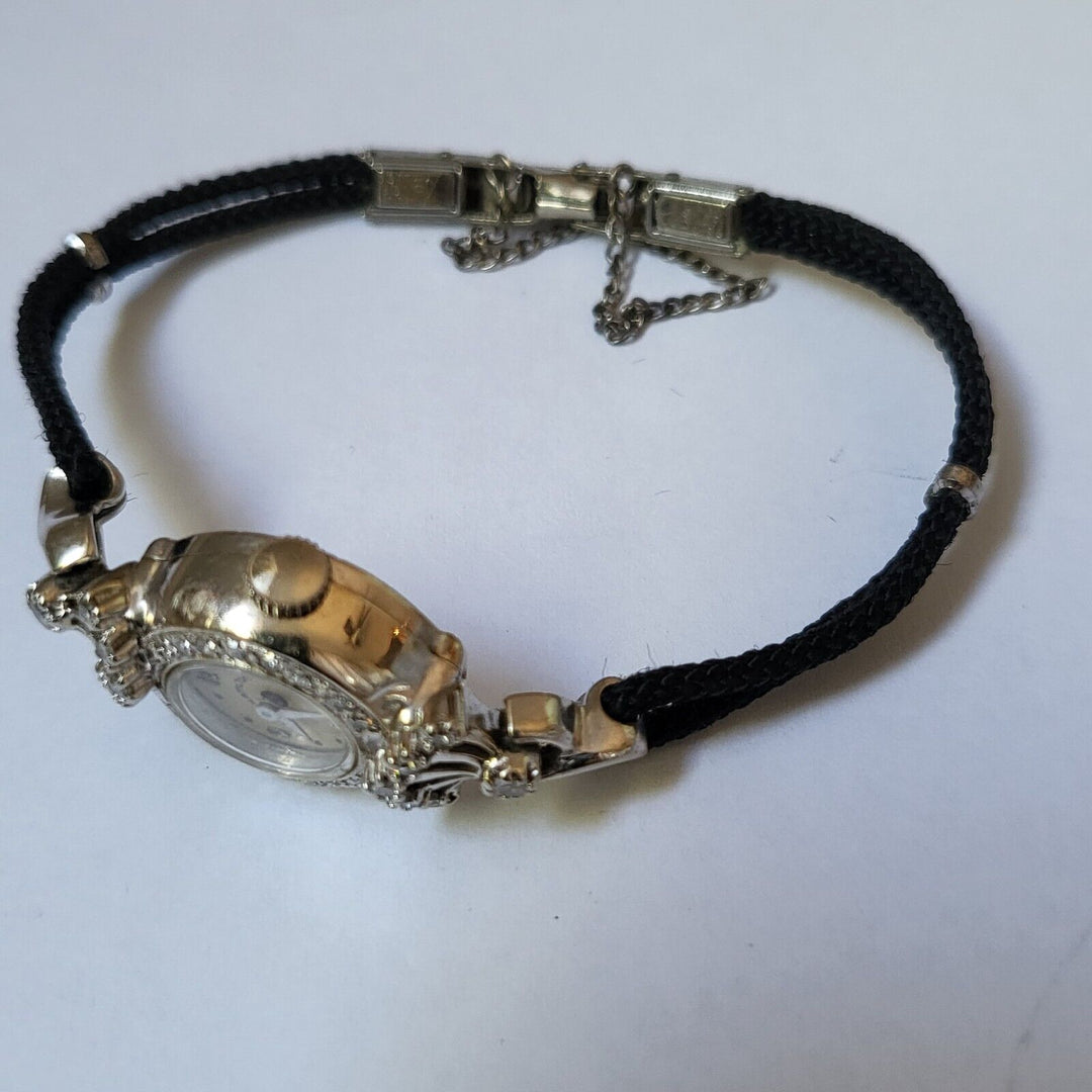 Vintage Hamilton Watch with Diamonds 14k gold