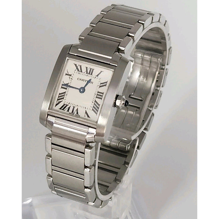 Beautiful Cartier Tank Francaise SM 2384 Quartz Women's Watch