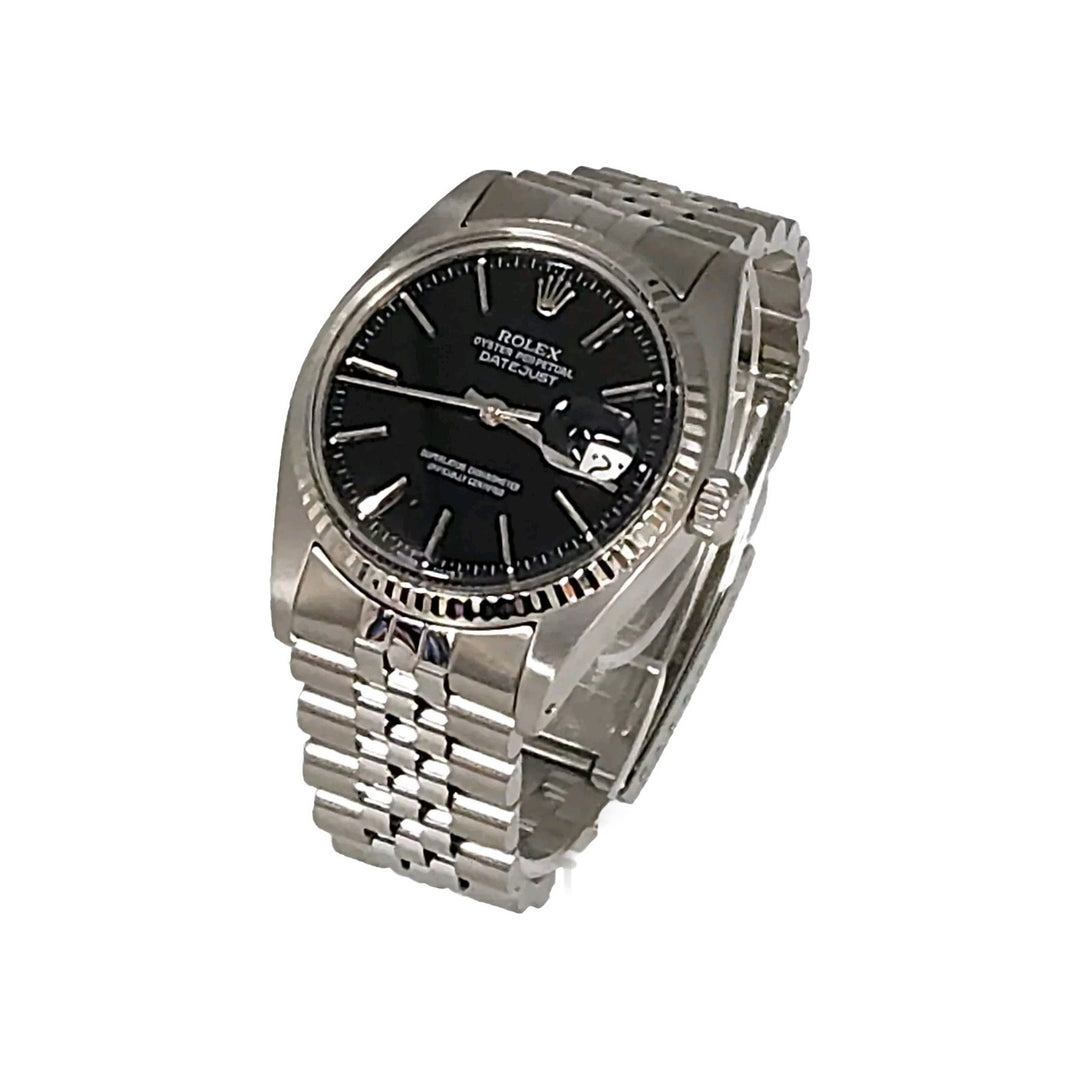 Rolex Datejust 36mm Black Dial Ref.16014 Jubilee Bracelet