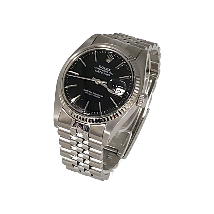 Rolex Datejust 36mm Black Dial Ref.16014 Jubilee Bracelet