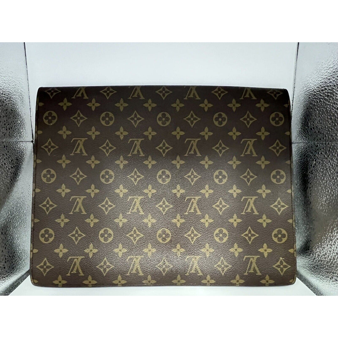 Louis Vuitton Porte-Documents Briefcase/Document Case One Size Brown Canvas
