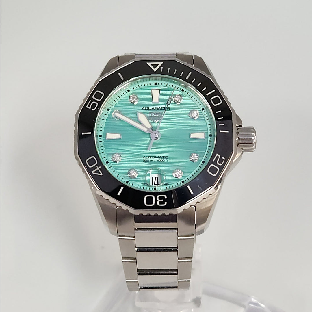 TAG HEUER Aquaracer 36MM Automatic Diamond Watch