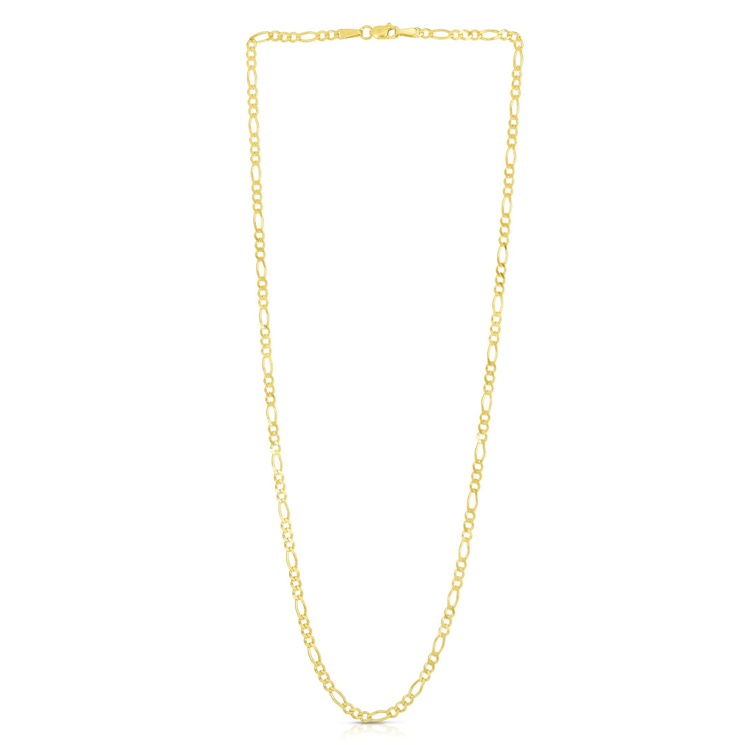 14K Gold 2.8mm Figaro Chain