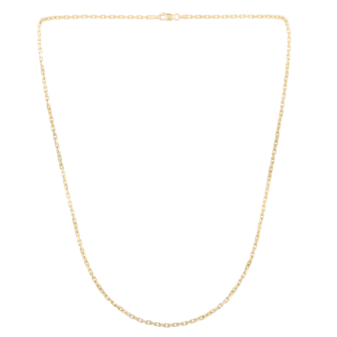 14K Gold 1.9mm French Cable Chain