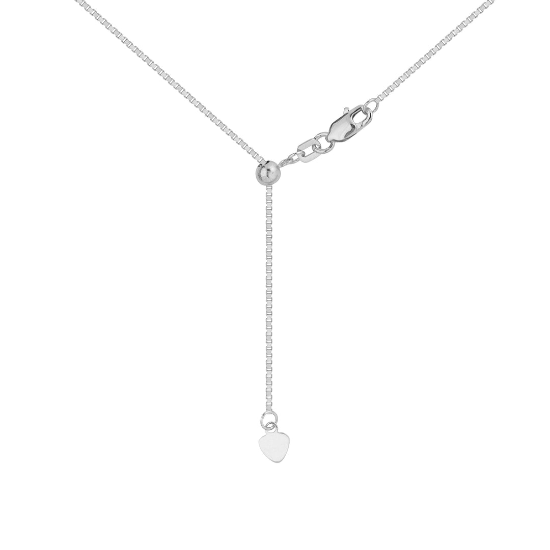 0.8mm Box Chain with Slider Bead