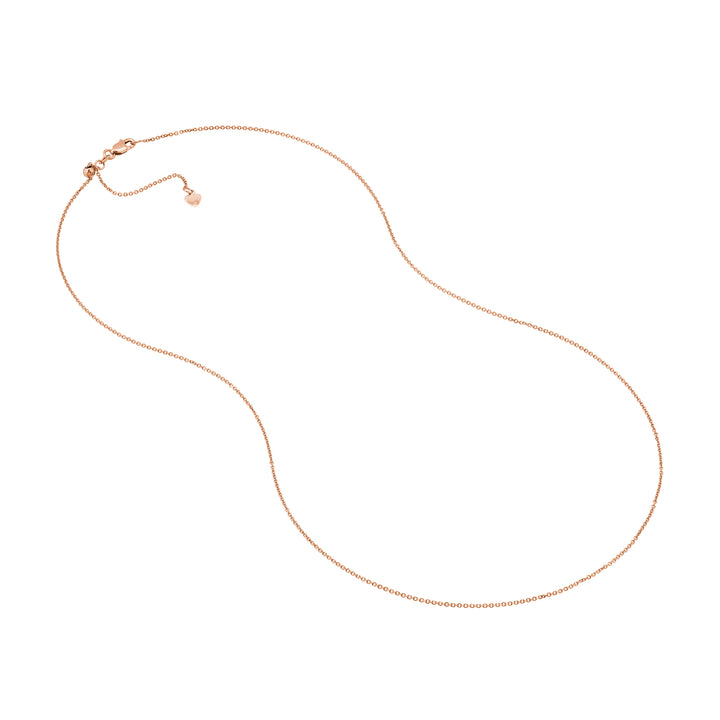 D/C Cable Chain Necklace with Slider Bead