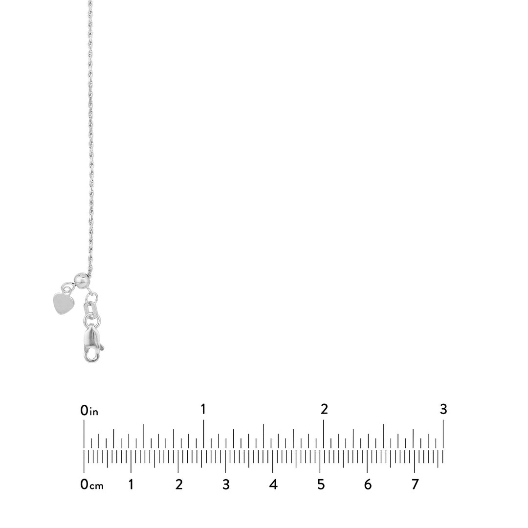 Adjustable Rope Chain Necklace with Slider