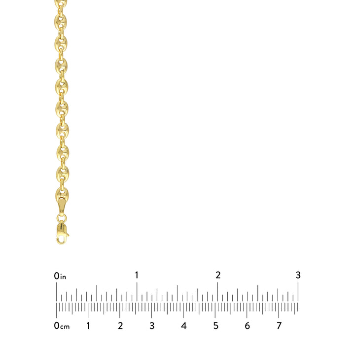 4.5mm Puff Mariner Chain with Lobster Lock