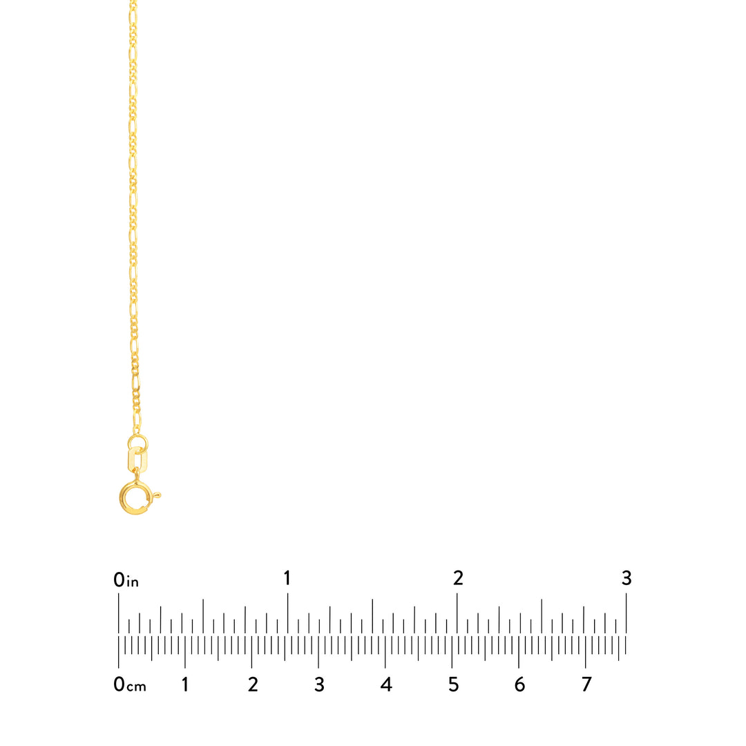 1.28mm Adjustable Childs Figaro Chain