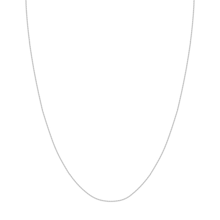 1.25mm Square Wheat Chain with Slider Bead