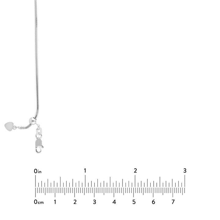 Adjustable Snake Chain Necklace with Slider