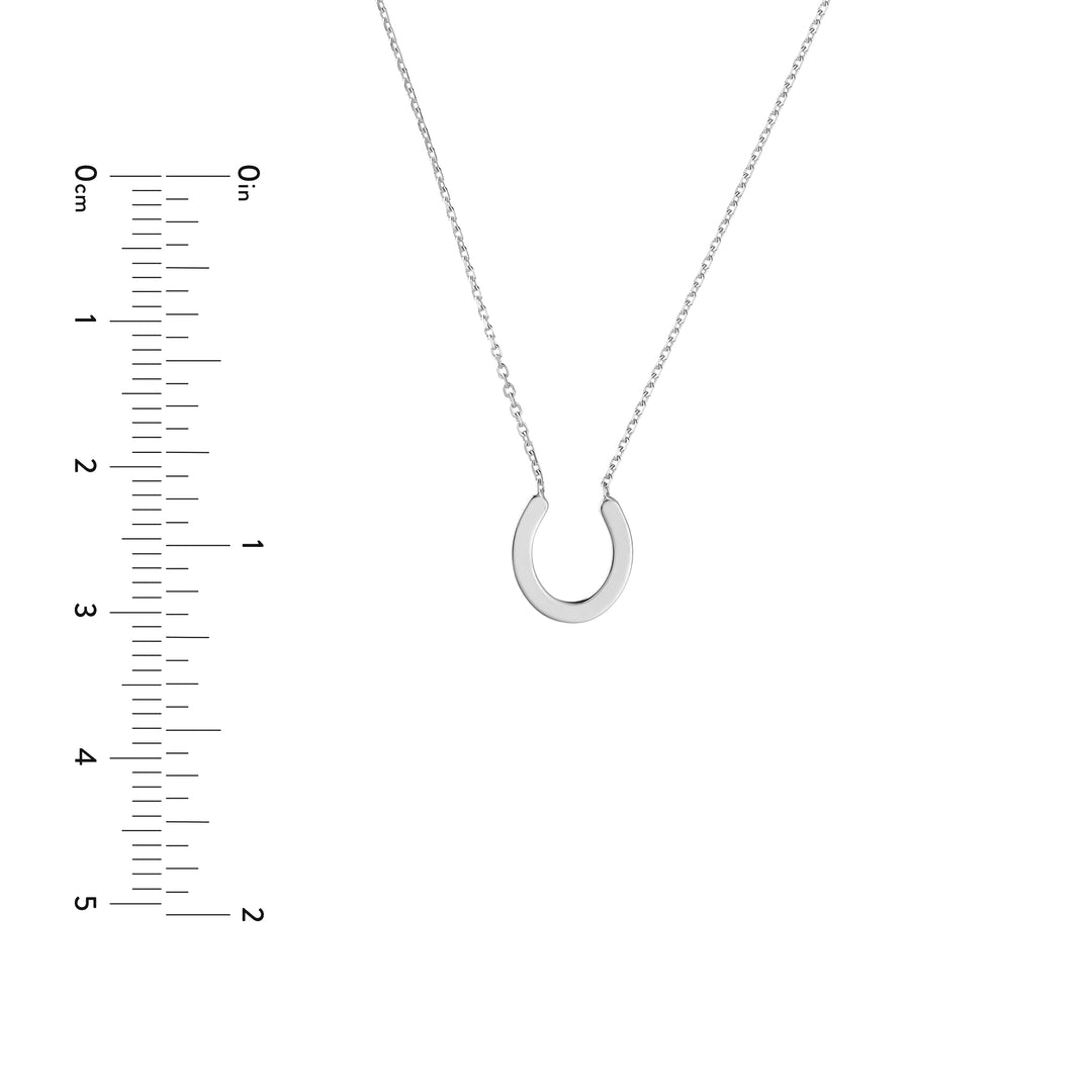 Mini Horseshoe Adjustable Necklace