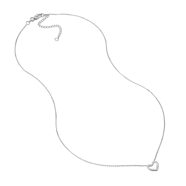 Mini Open Heart Necklace