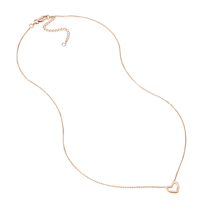 Mini Open Heart Necklace