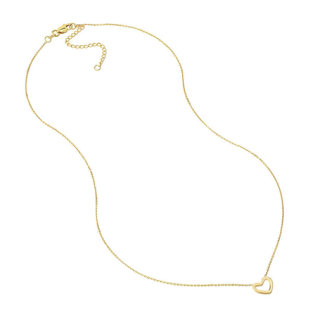 Mini Open Heart Necklace