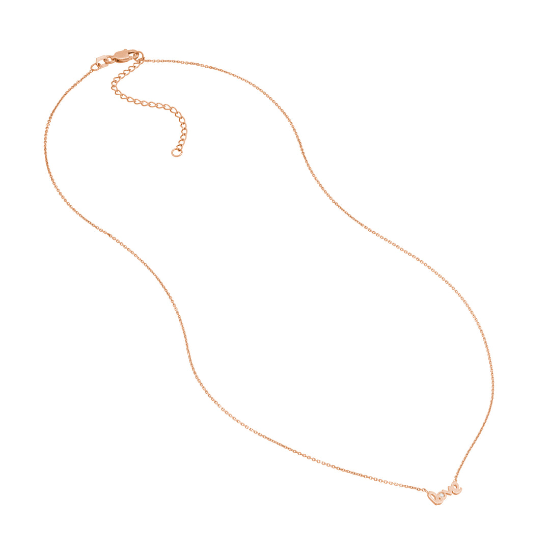 Mini Love Necklace with 1pt Diamond